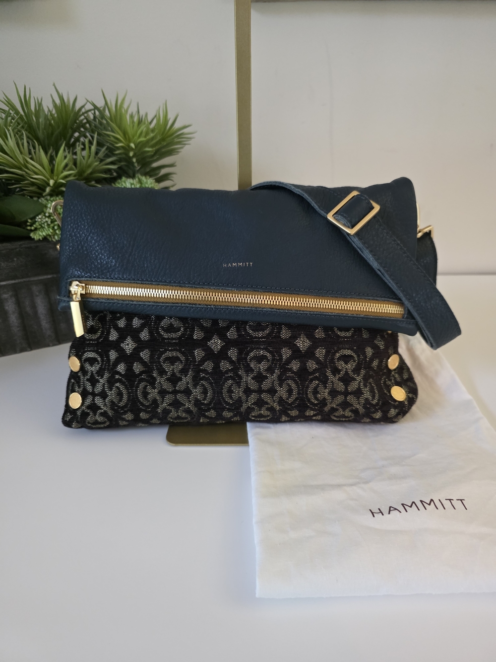 Hammitt VIP Large Antique Atelier Studded Leather Crossbody Special Edition